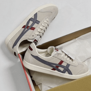 Men's Totuken Grey Red Onitsuka Tiger Sneakers - First Copy