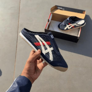 Mexico 66 Sabot Navy Onitsuka Tiger Mules - First Copy