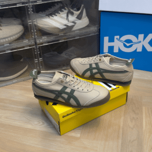 Mexico 66 SD Beige Green Onitsuka Tiger First Copy Sneakers