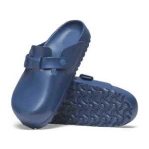 Men’s EVA Birkenstock Boston Navy Blue Clogs - First Copy