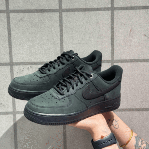 Air Force 1 07 WB Triple Black Nubuck Nike Shoes - First Copy