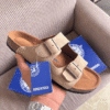 Birkenstock Arizona Beige Sandals - First Copy