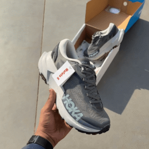 Hoka Mafate X Trail Runners Grey Shoes - First Copy