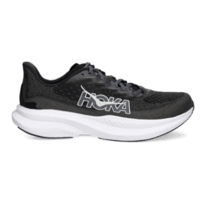Mach 6 Black White Hoka Running Shoes - First Copy