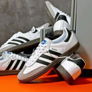 Men And Women White Samba Adidas Shoes - First Copy