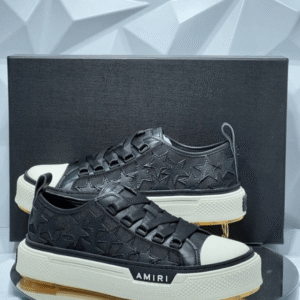 Stars Court Amiri Black Sneakers - First Copy