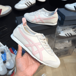 Women Mexico 66 Oatmeal Ginger Peach Onitsuka Tiger Sneakers - First Copy